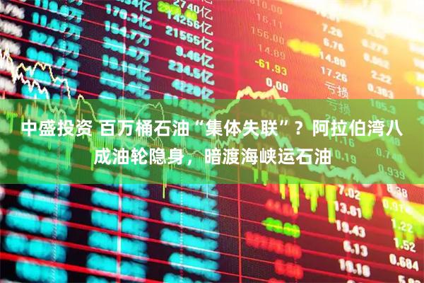 中盛投资 百万桶石油“集体失联”？阿拉伯湾八成油轮隐身，暗渡海峡运石油